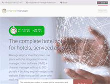 Tablet Screenshot of channel-manager-hotels.com